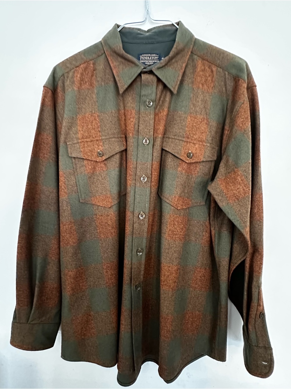 Pendleton Vintage Wool Plaid Shirt Jacket – XL